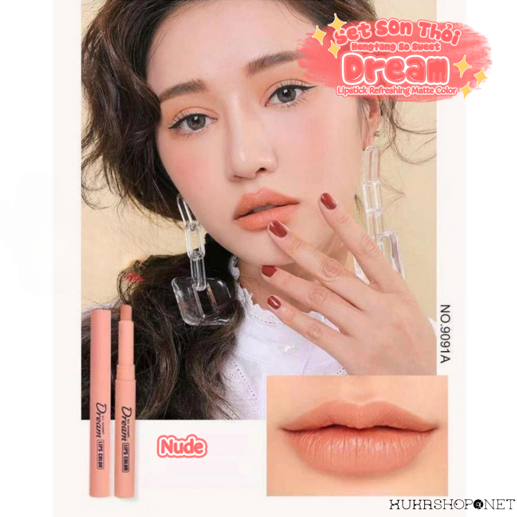 Set Son Hengfang So Sweet Dream Lipstick Refreshing Matte Color 6 cây siêu mịn lâu trôi