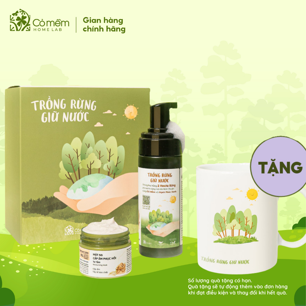 Set Hộp Quà Trồng Rừng Giữ Nước Cỏ Mềm