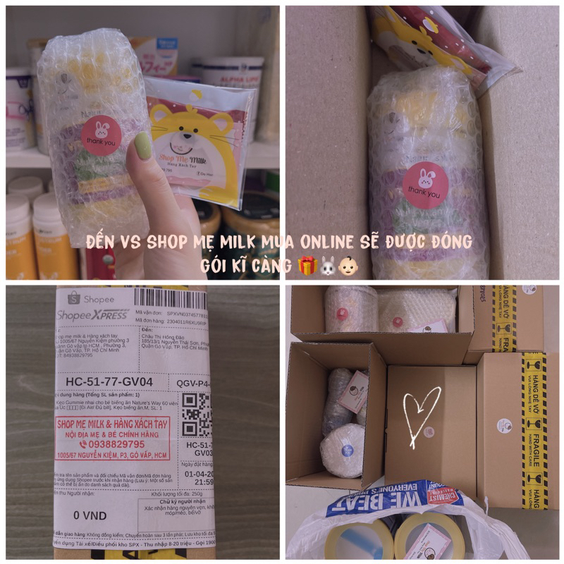 Kẹo dẻo Nature Way Vita Gummie Vitamin C + ZinC Úc