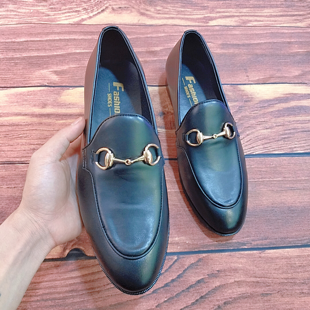 Giày lười da nam công sở 2 màu in 5D vân đan buộc nơ trắng cực đẹp giày dior da nam full size 38-44