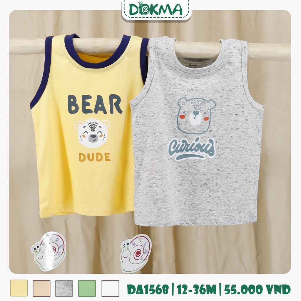 Áo 3 lỗ bé trai Dokma DA917, DA1568