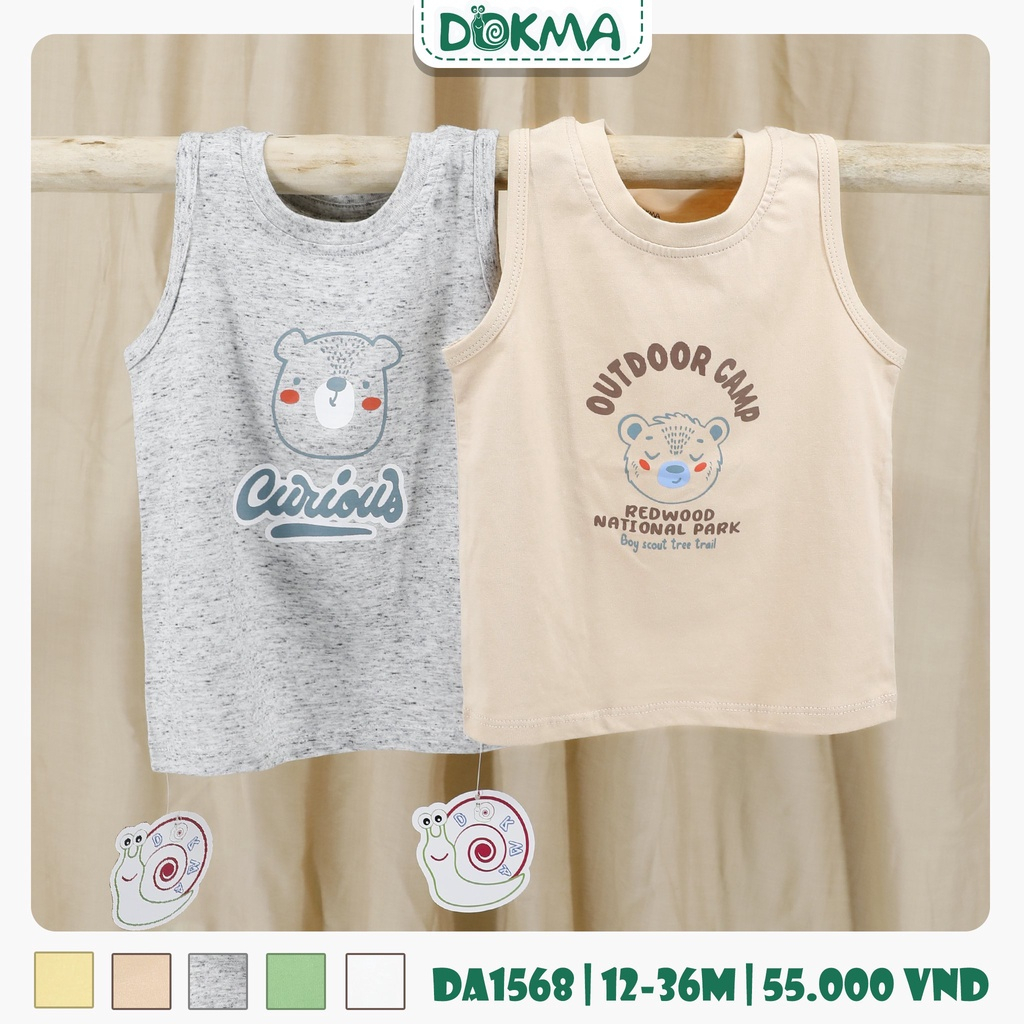 Áo 3 lỗ bé trai Dokma DA917, DA1568
