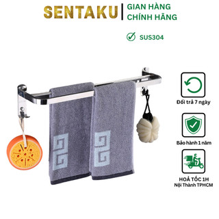 Giá Kệ Để Đồ Phòng Tắm Bằng Thép Không Gỉ 304 Kệ Đơn, Kệ Đôi - Sentaku