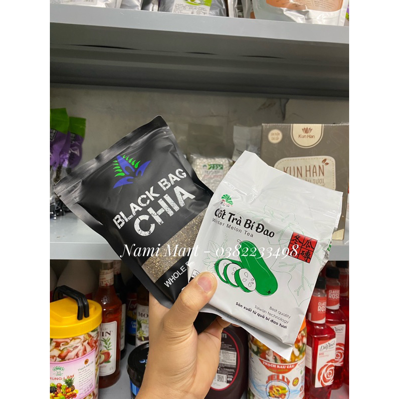 Cốt Trà Bí Đao Wonderful để làm món trà BÍ ĐAO HẠT CHIA cực ngon - gói mới 600g