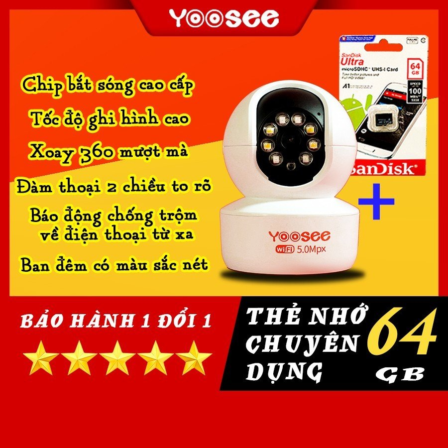 Combo Camera Kèm Thẻ Nhớ 32GB Hình Ảnh Sắc Nét full HD 1080P