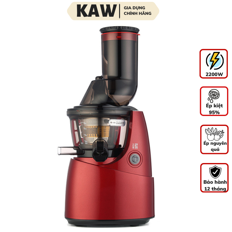 Máy Ép Rau Củ Quả Công Suất 250W, Máy Ép Chậm Công Nghiệp Có Tay Cầm Tiện Dụng