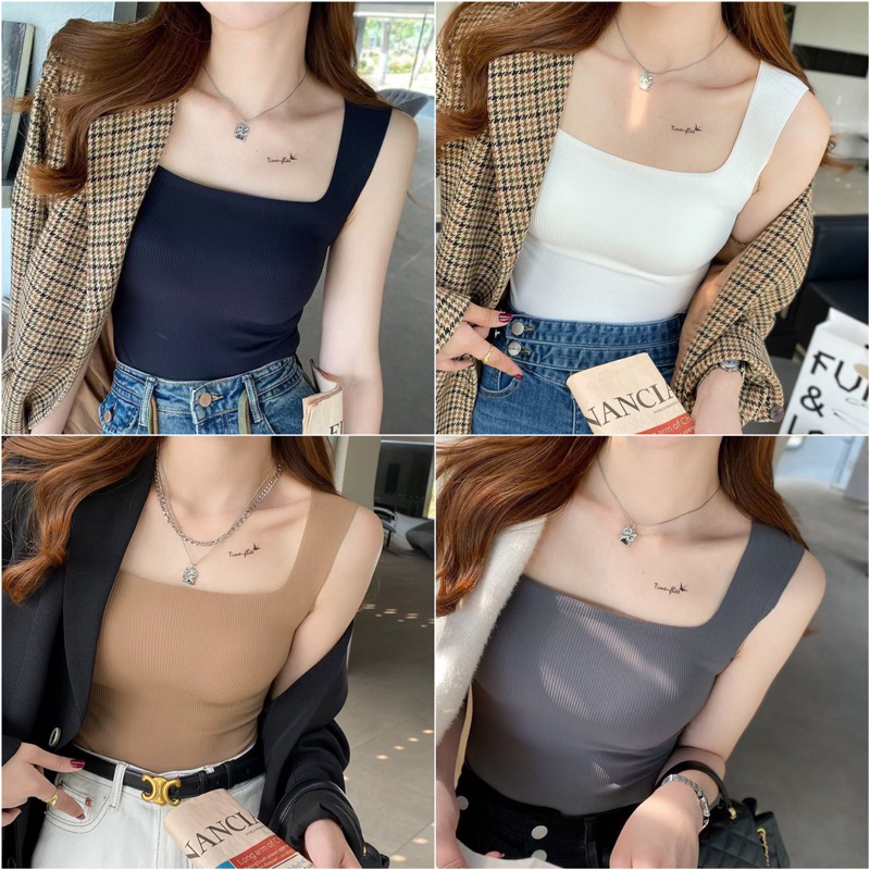 ❤️ Áo Bra Nữ Su Tăm 2 Dây Dáng Dài Có Mút Nâng Ngực Màu Pastel Quyến Rũ 3182 ❤️ | BigBuy360 - bigbuy360.vn