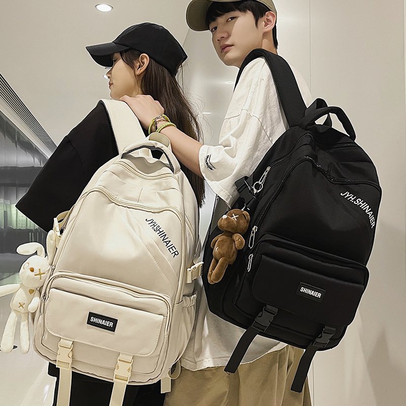 Balo đi học nam nữ chống nước, cặp sách laptop phong cách Unisex Hàn Quốc dành cho học sinh, sinh viên NK 3915 - 170