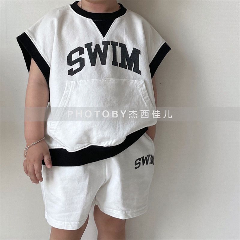 Bộ SWIM tay cộc khoẻ khoắn cho bé(ảnh cuối thật)