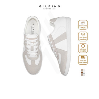 GAT Shoes White - size từ 37 đến 44 - giày da nam, giay da lộn phối phong cách casual trẻ trung, hỗ trợ đổi size