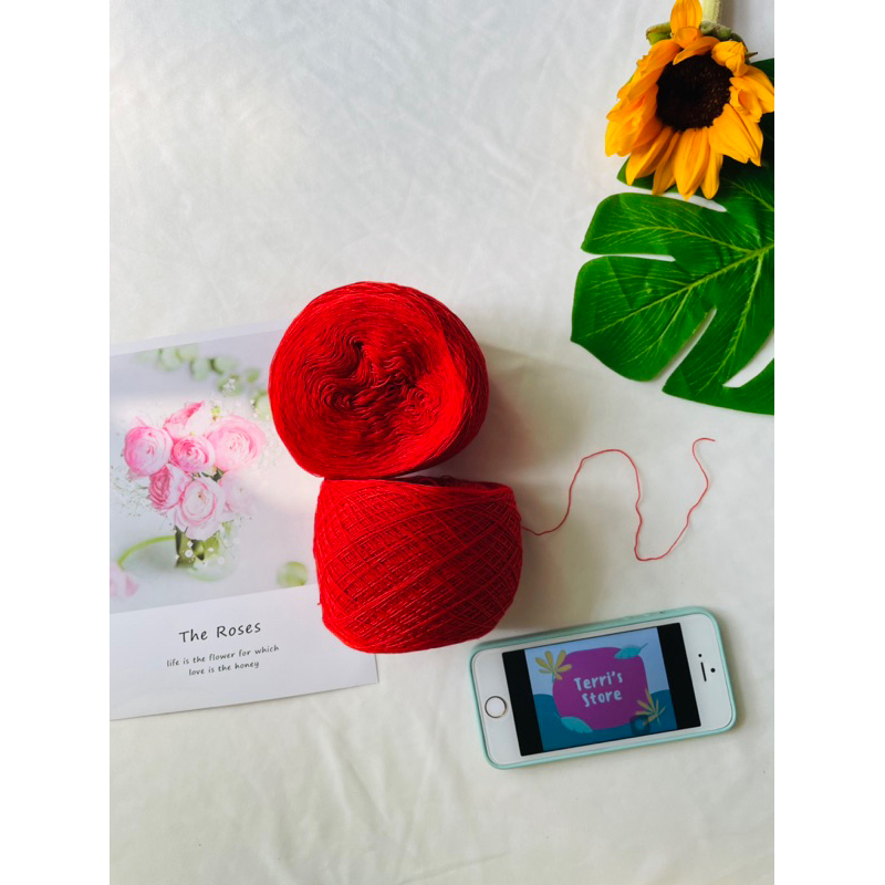 Yarn - Sợi Cotton Hàn  - Cuộn từ ~85gram ~ 95gram  - Size sợi mảnh từ 0.2mm đến 0.6mm