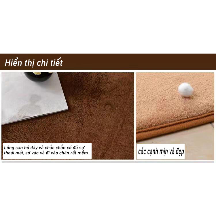 Thảm phòng khách phong cách Bắc Âu，Chống nhăn, dễ dàng làm sạch,chống trượt sàn phòng khách