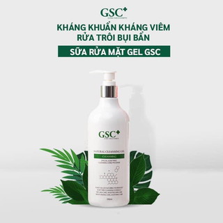 Sữa rửa mặt, tẩy da chết, kem massage GSC chai 500ml