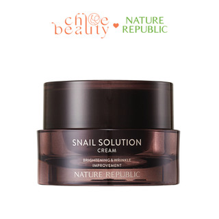 Kem dưỡng da cao cấp ốc sên chống lão hóa NATURE REPUBLIC Snail Solution Cream 55ml