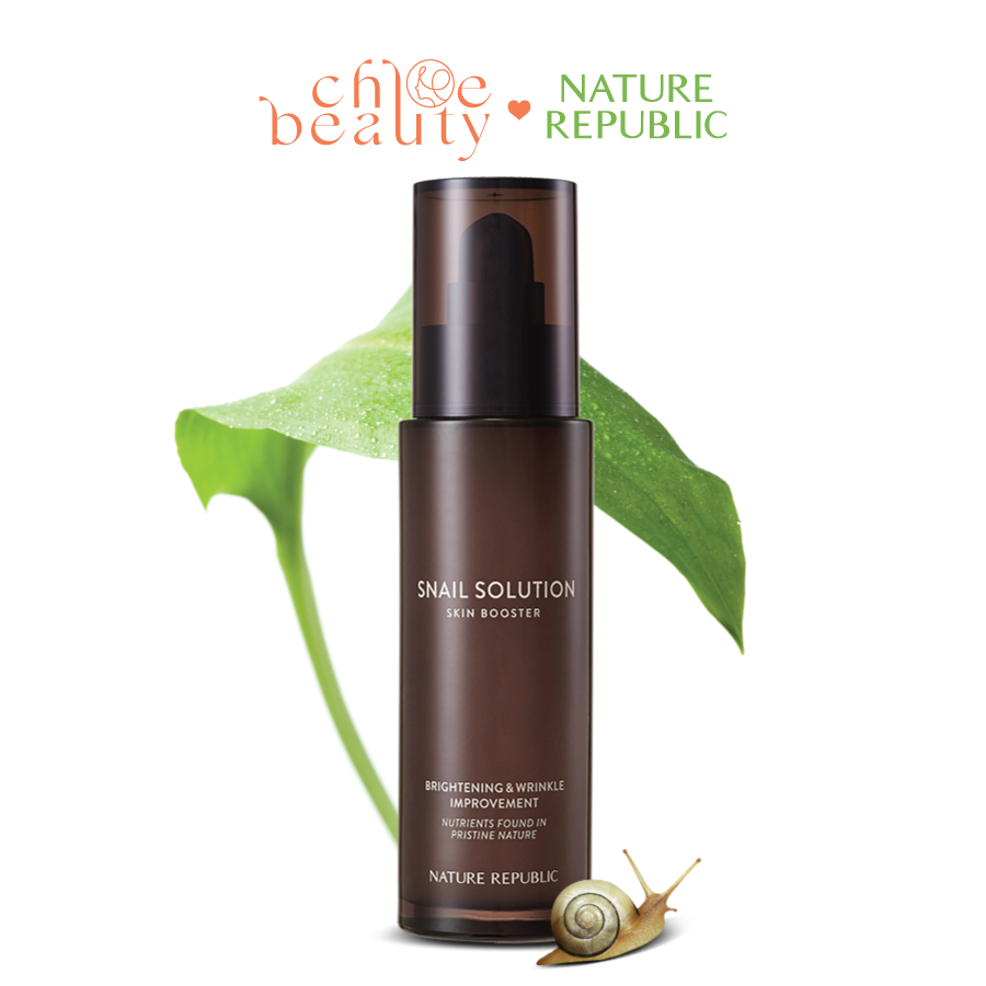 Nước cân bằng ôc sên chống lão hóa NATURE REPUBLIC Snail Solution Skin Booster 130ml
