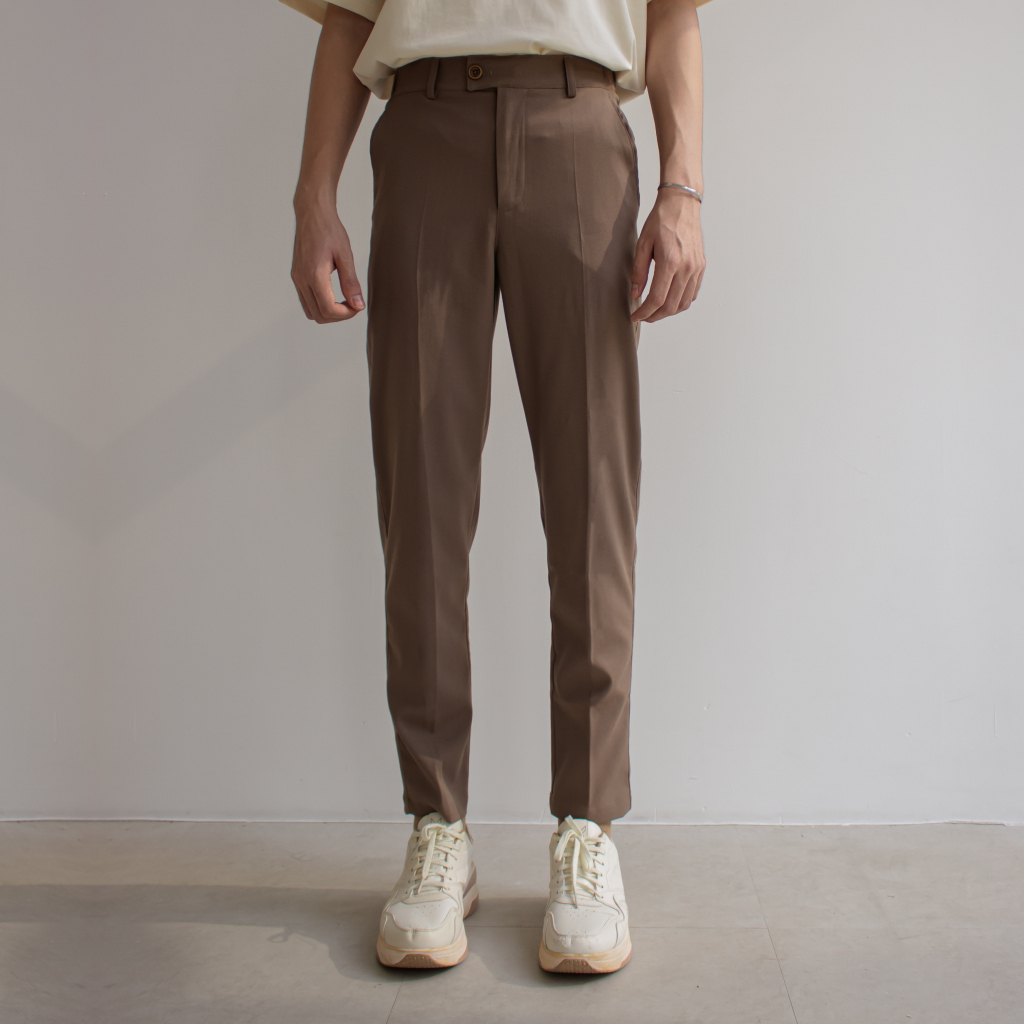 Quần kaki nam - Nâu đậm/Bò nhạt