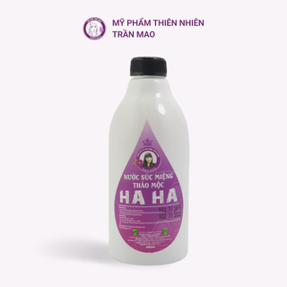 Nước súc miệng thảo mộc haha - giảm mùi hôi miệng, loại bỏ các mảng bám, trắng răng