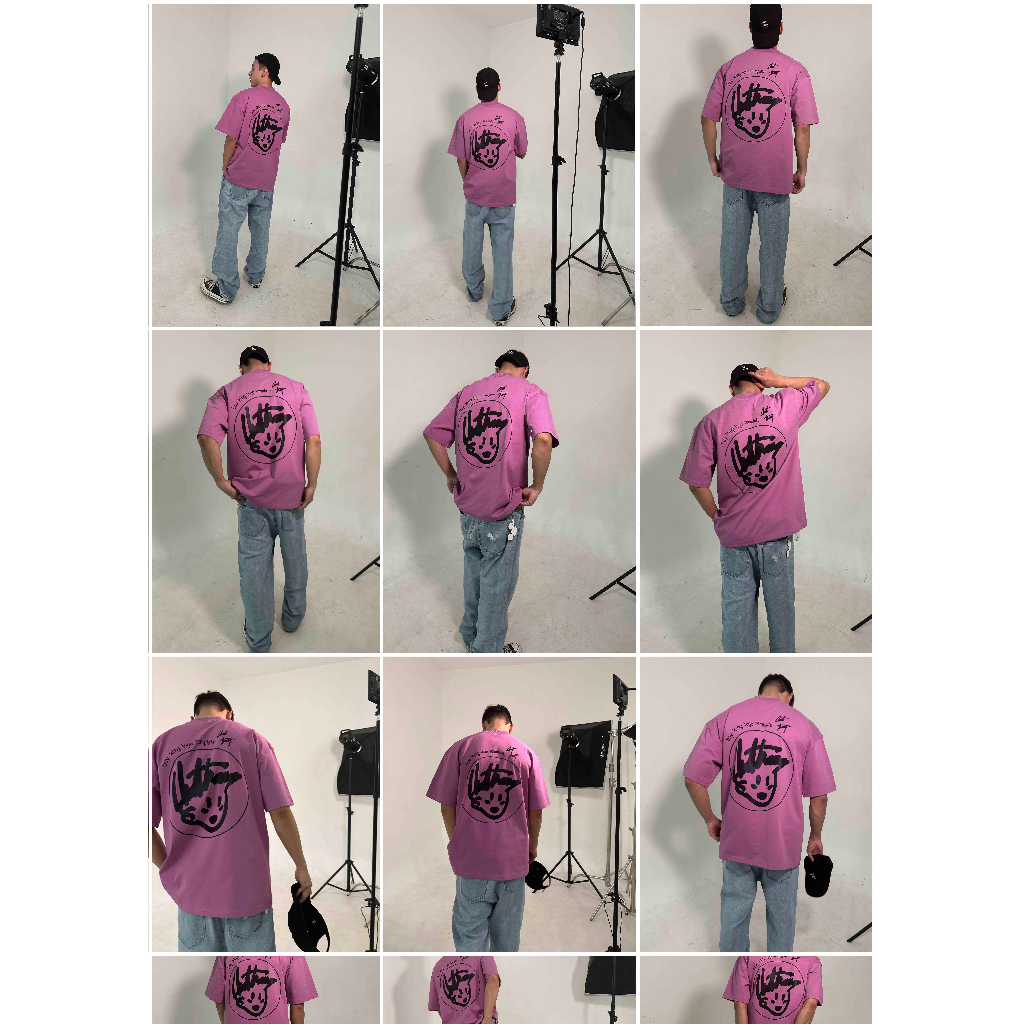 ÁO THUN Boy tím CHUOTTRANG