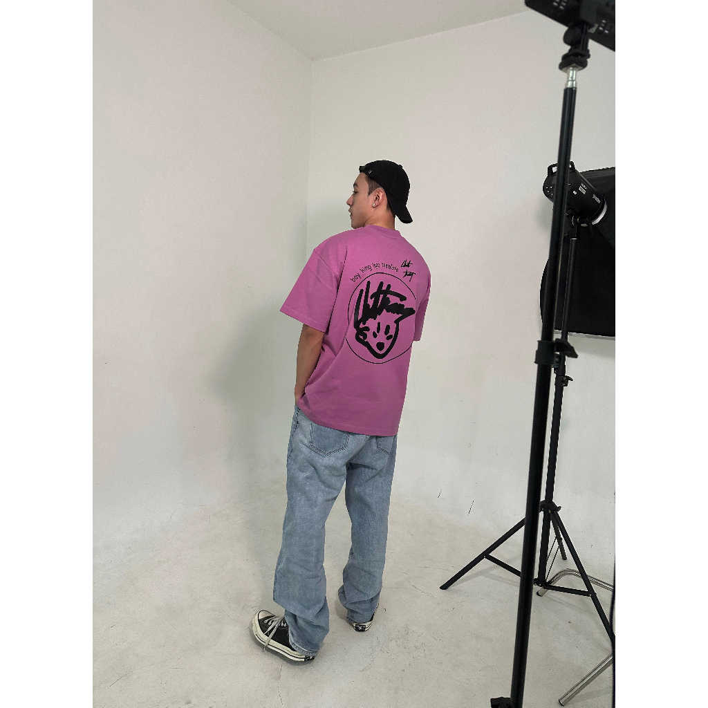 ÁO THUN Boy tím CHUOTTRANG