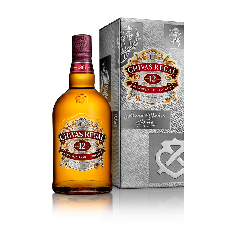 Bộ Sưu Tập 4 chai Whisky Chivas Regal 12YO 200mlx2 và Ballantine's Finest 200mlx2 Giá Tốt