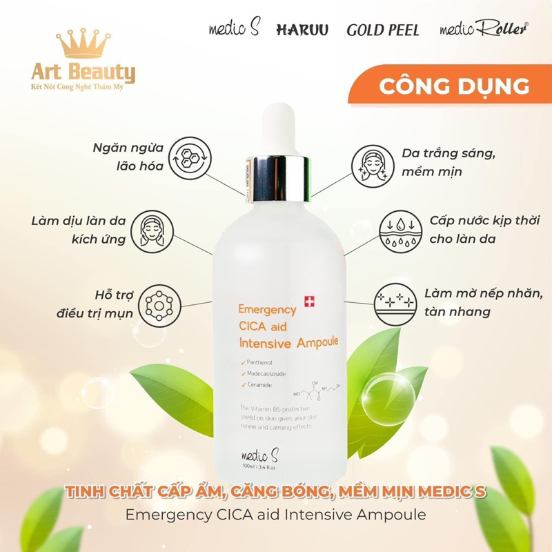 Tinh chất cấp ẩm căng bóng da Renew Medic S 100ml