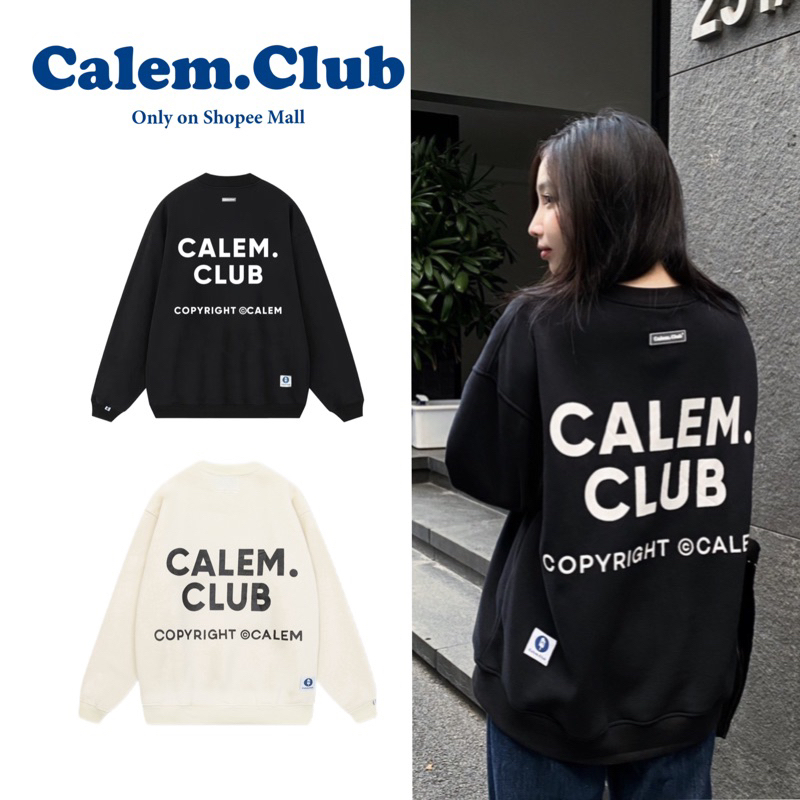 Áo Sweater chữ Basic Calem.Club chất nỉ lót bông | BigBuy360 - bigbuy360.vn