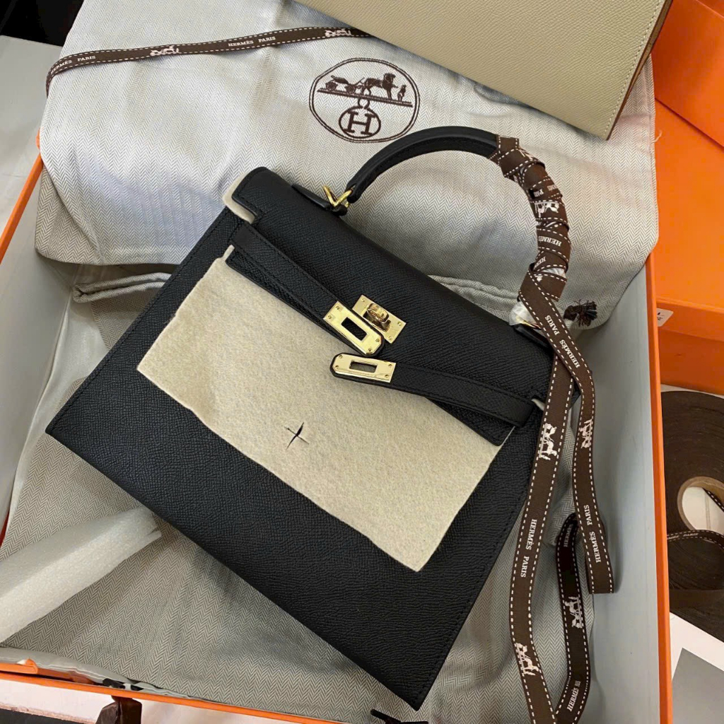Túi xách her kelly size 25 da epspm fullbox túi vải hãng kèm ảnh thật tự chụp