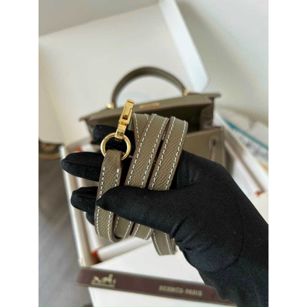 Túi xách her kelly size 25 da epspm fullbox túi vải hãng kèm ảnh thật tự chụp