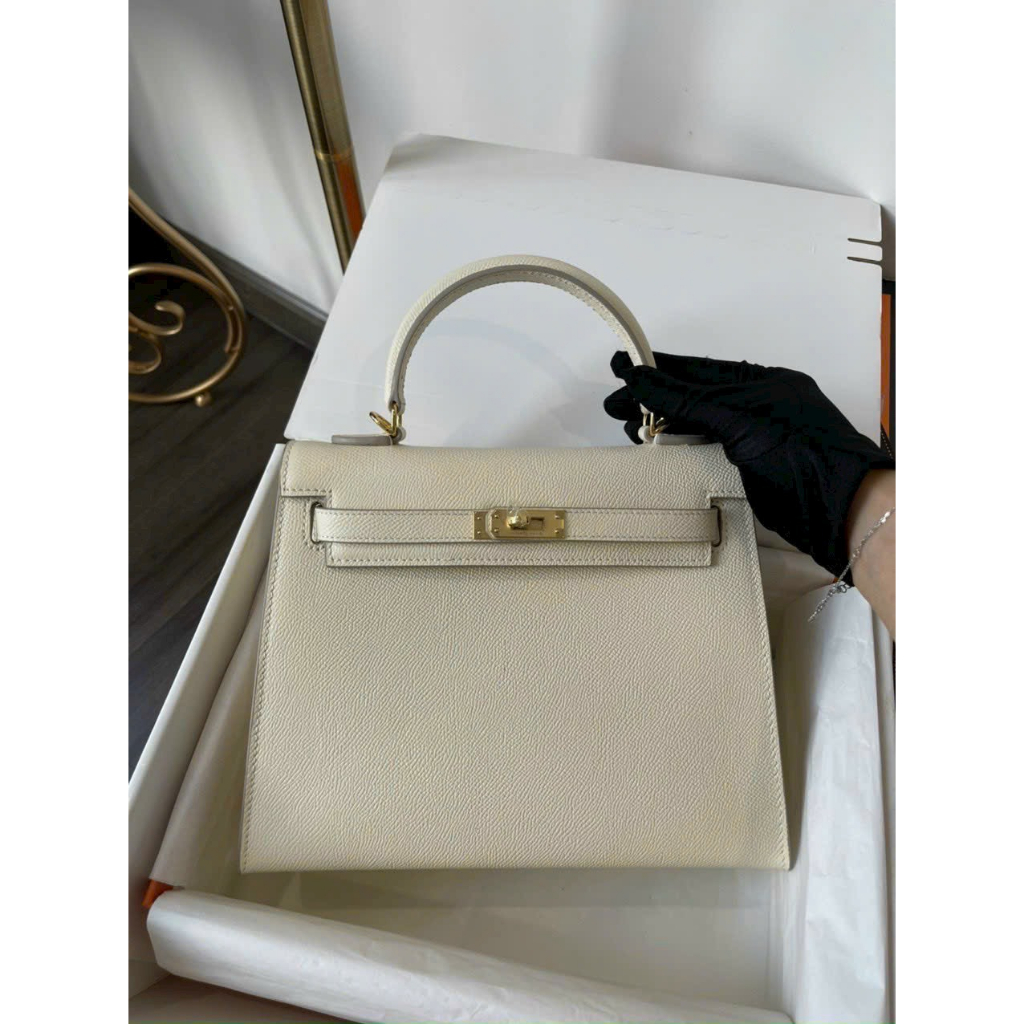 Túi xách her kelly size 25 da epspm fullbox túi vải hãng kèm ảnh thật tự chụp