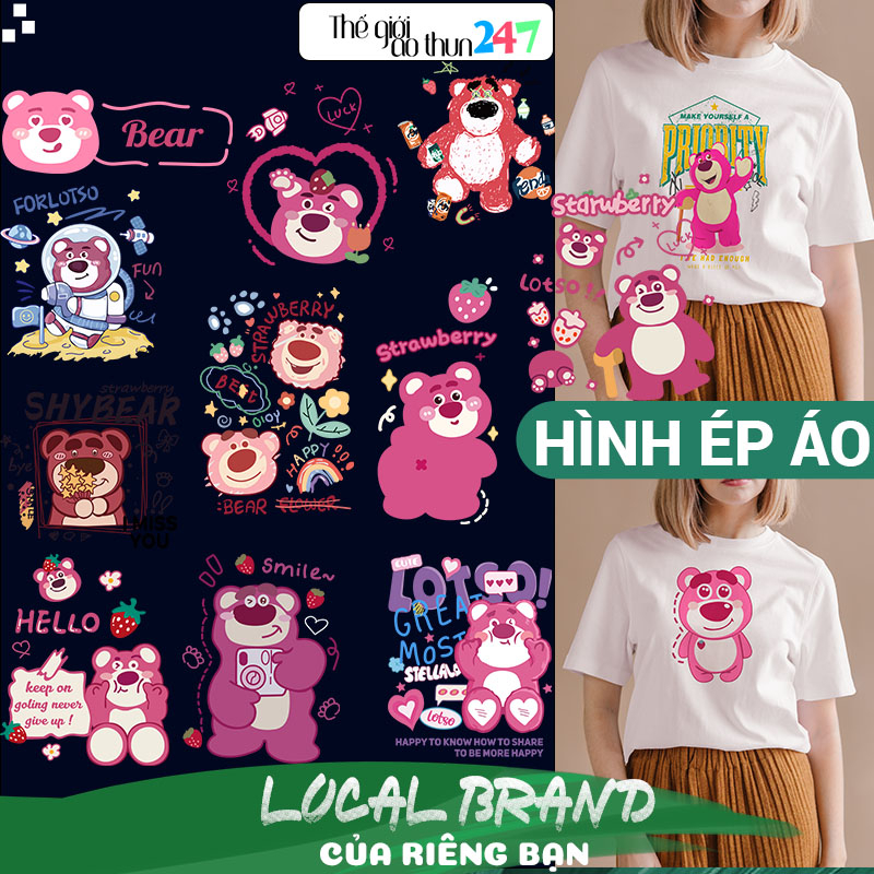 Hot Trend Gấu LotSo 13 ủi bằng bàn là, bàn ủi