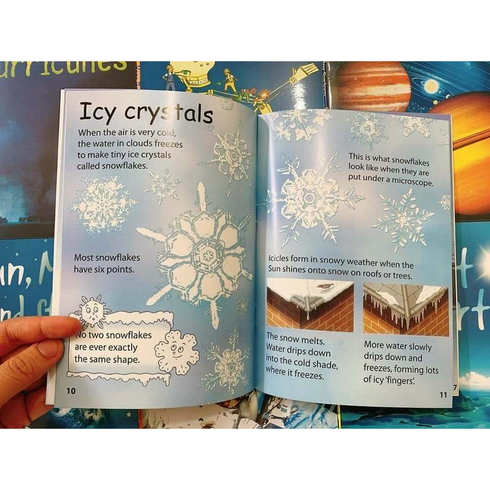 Usborne beginners Science 10q, hộp bìa mềm