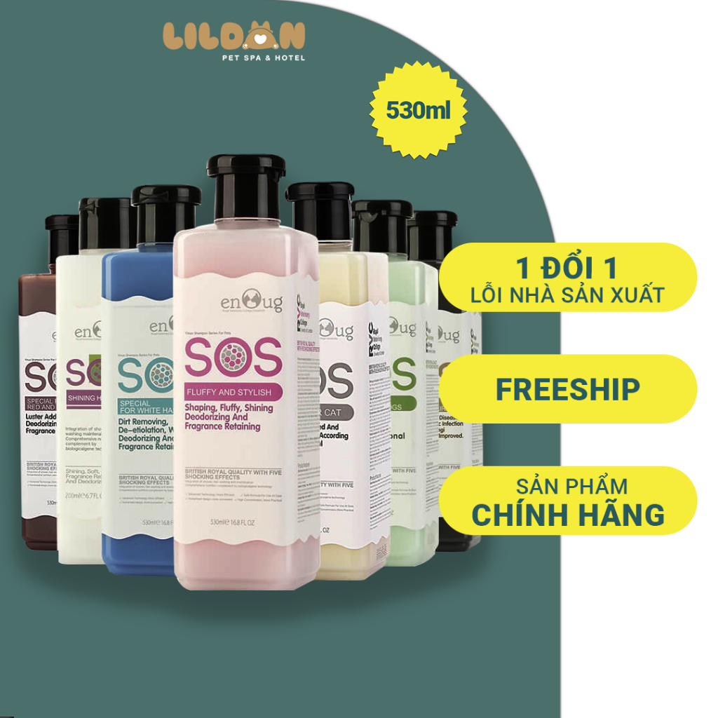 [Chính hãng] SOS (530ml) Sữa Tắm Dành Cho Chó Mèo