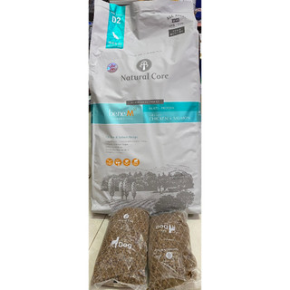 1kg thức ăn natural core bene m50 cho chó thịt gà & cá hồi