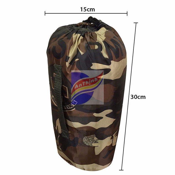 Túi ngủ rằn ri chần gòn 3 lớp Thái ấm và thoáng mát phù hợp du lịch, dã ngoại, văn phòng, mùa đông