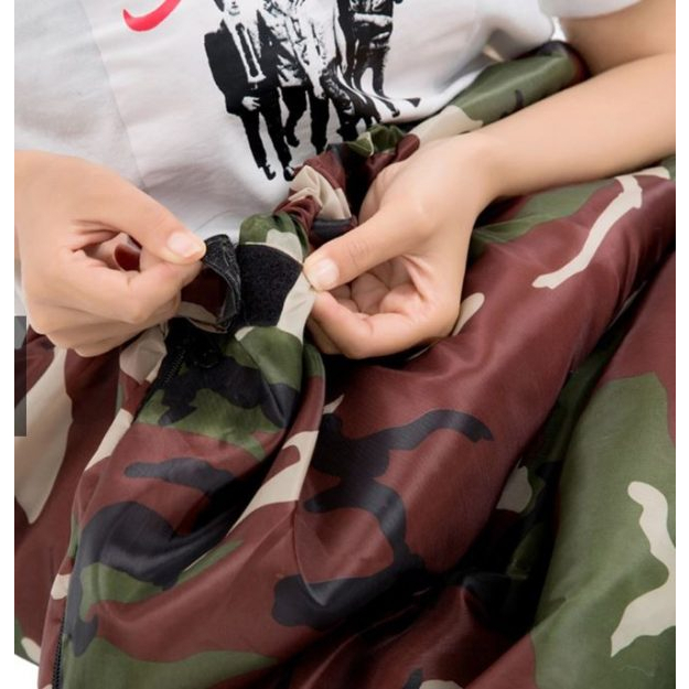 Túi ngủ rằn ri chần gòn 3 lớp Thái ấm và thoáng mát phù hợp du lịch, dã ngoại, văn phòng, mùa đông