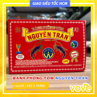 Bánh phồng tôm Nguyên Trân loại thượng hạng hộp 500gr