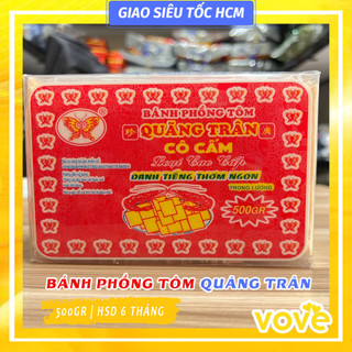 Bánh phồng tôm Quãng Trân 75% tôm hộp 500gr