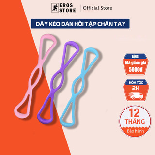 Dây Kéo Đàn Hồi Tập Thể Lực, Tập tay Đa Năng Vòng Số 8 Chính Hãng Eros Store