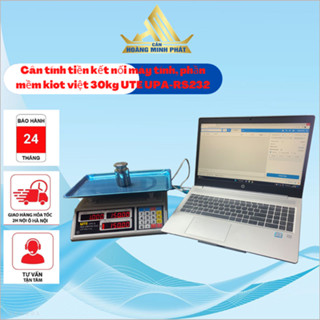 Cân điện tử tính tiền Kết nối máy tính 30kg UTE UPA-RS232 Phần Mềm Bán Hàng Sapo Kiotviet POS365 [ CÂN HOÀNG MINH PHÁT ]