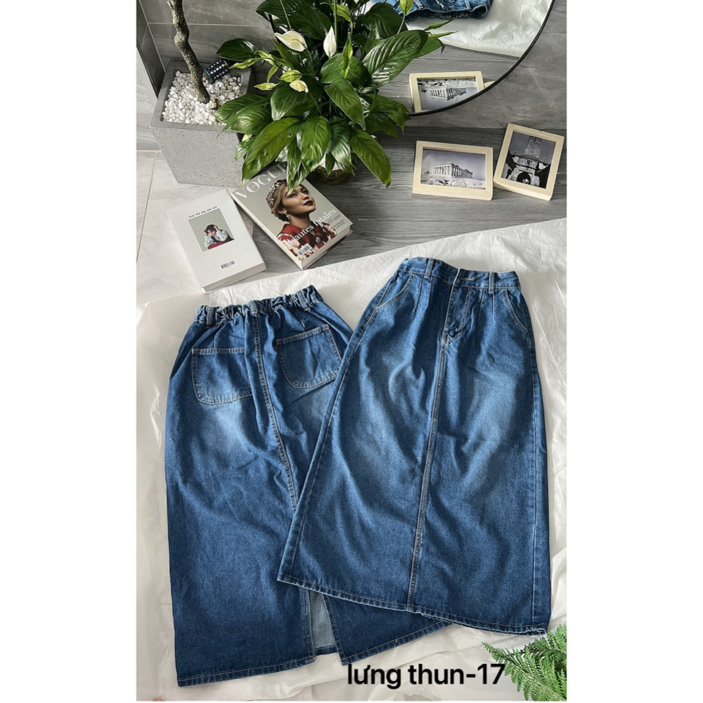 Chân vày jean dài lưng thun size sml