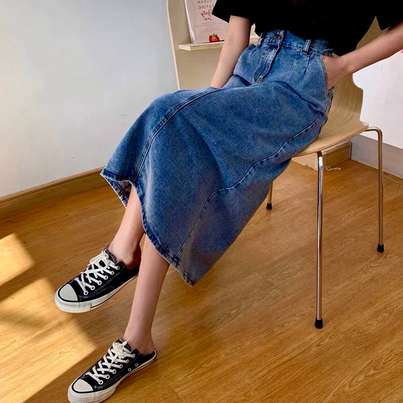 Chân vày jean dài lưng thun size sml