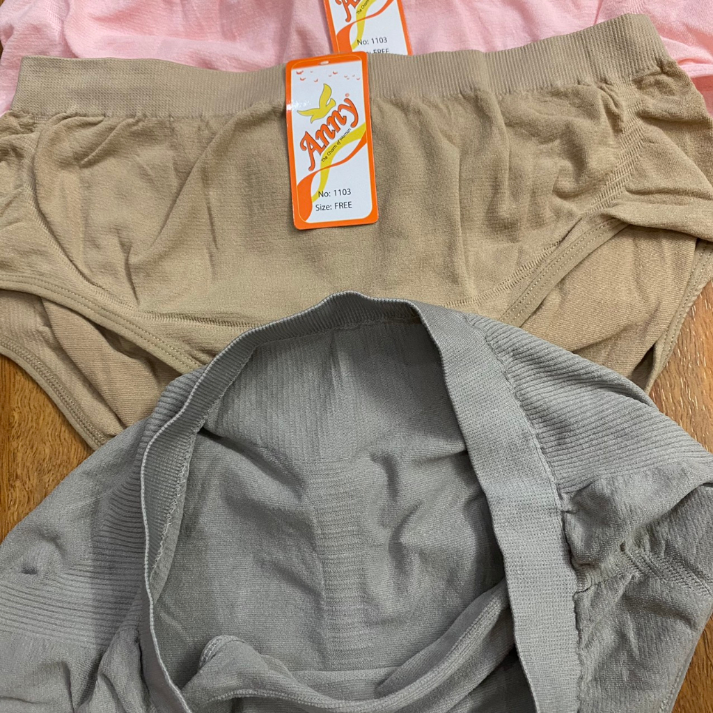 Quần lót nữ cotton thun dáng tam giác Anny 1103 mềm co giãn cạp vừa che bụng hàng Thái lan