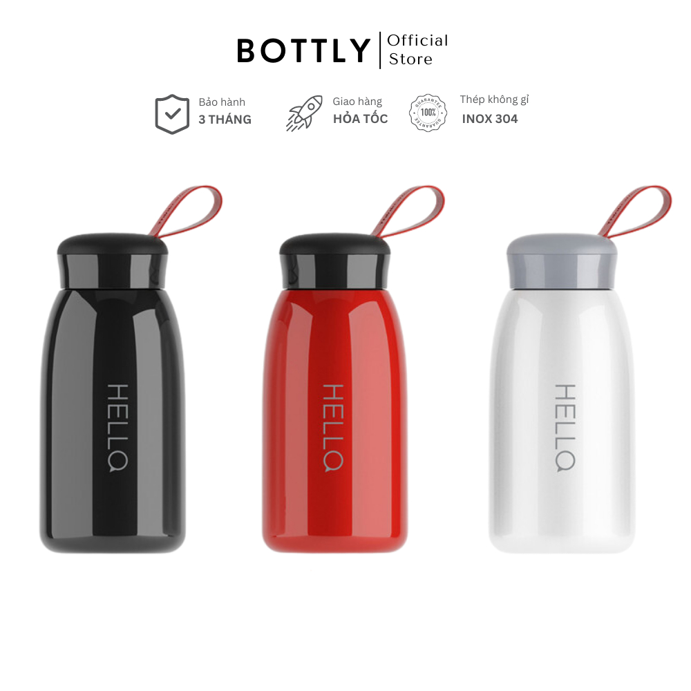 Bình giữ nhiệt HELLO BOTTLY dung tích 520ml bằng inox 304 tiện dụng giữ nhiệt nóng lạnh từ 6-12h