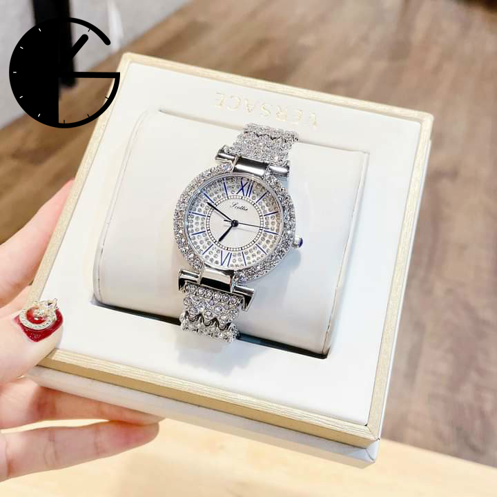 Đồng hồ SCOTTIE 9151 dây kim loại chính hãng, đồng hồ đeo tay nữ cao cấp, đồng hồ nhập khẩu Mã SC002