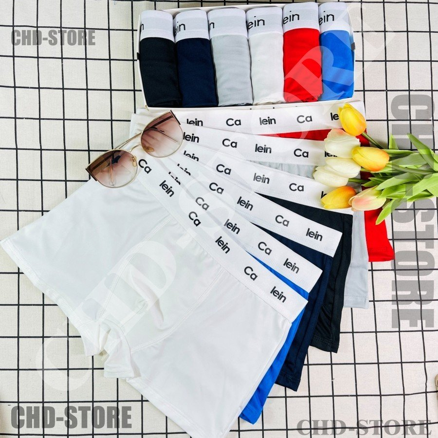 Quần Sịp Nam C.K Thun Lạnh, Quần Boxer Nam Chữ Thêu Cao Cấp Bền Đẹp Mặc Sướng