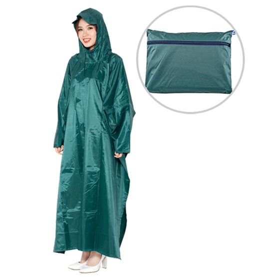 Áo Mưa Cánh Dơi, Xẻ Tà Chất Liệu Vải Dù Cao Cấp, Chống Thấm Nước Size 1.4m (giá sỉ)