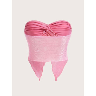 [ORDER SHEIN] Áo Quây Xẻ Tà Vân Hoa 5màu