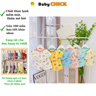 (Size 6-18kg) BỘ CỘC TAY THUN LẠNH MINKY MOM họa tiết nhí cho bé trai bé gái (HÀNG ĐẸP)