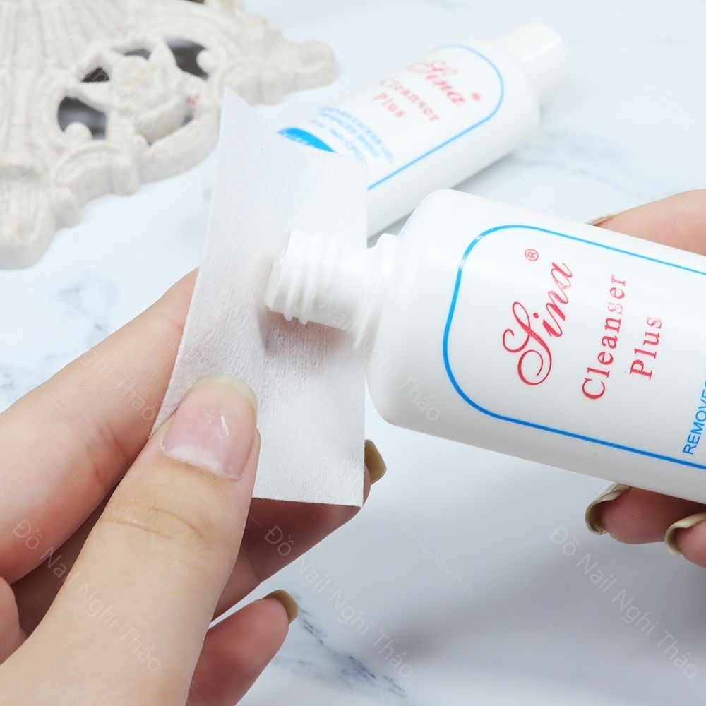 Nước cồn lau gel Sina, nước cọ rửa, lau móng