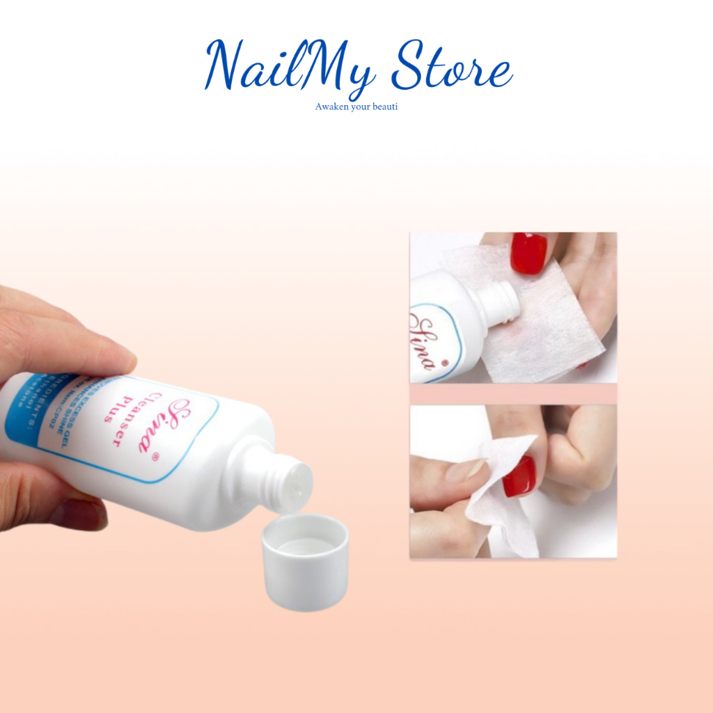 Nước cồn lau gel Sina, nước cọ rửa, lau móng